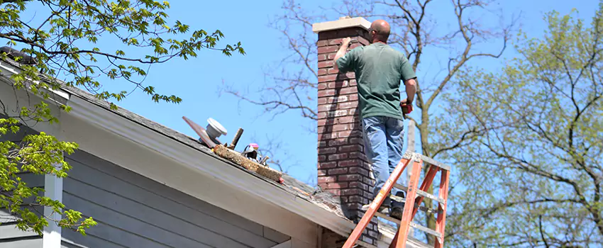 Vinyl and PVC Chimney Flashing Installation in Toms River, NJ