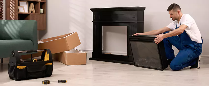 Old Rusted Metal Fireplace Repair And Replacement in Toms River, NJ